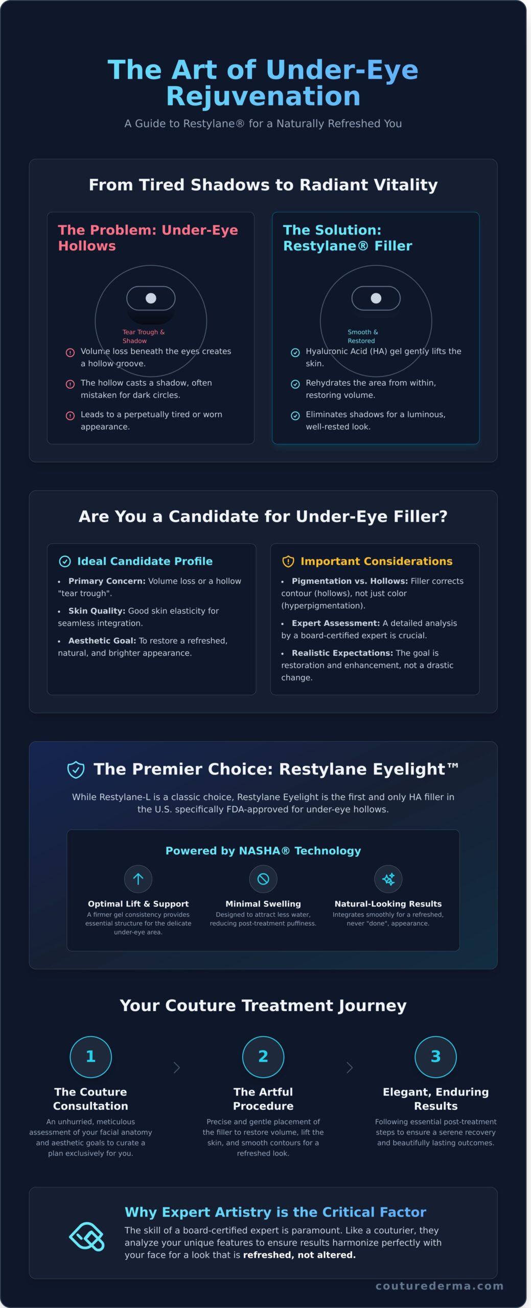 Restylane Under Eye Filler: The Couture Guide to a Refreshed Appearance