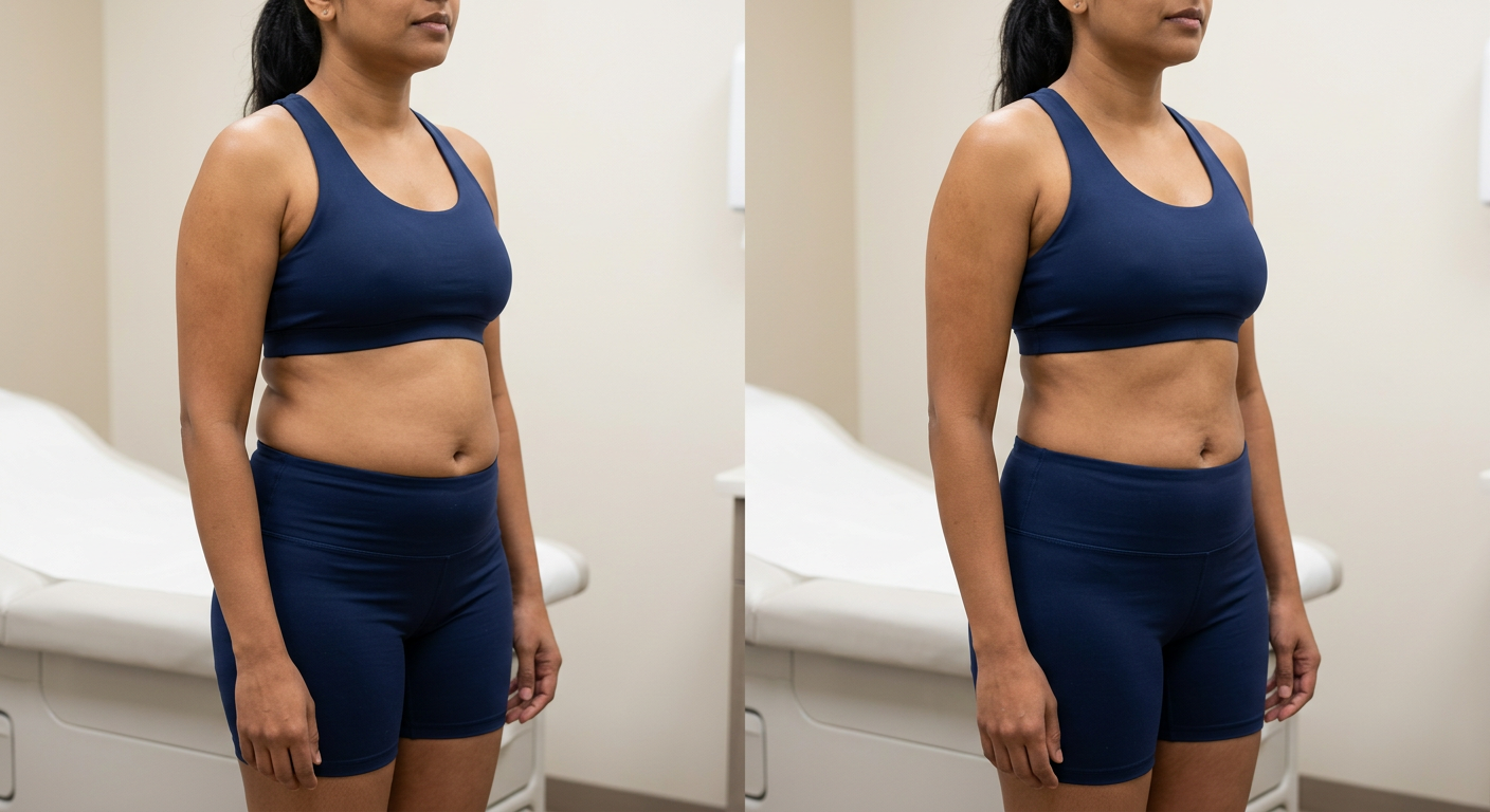 Body Contouring before and after results at Couture Dermatology and Laser Beverly Hills