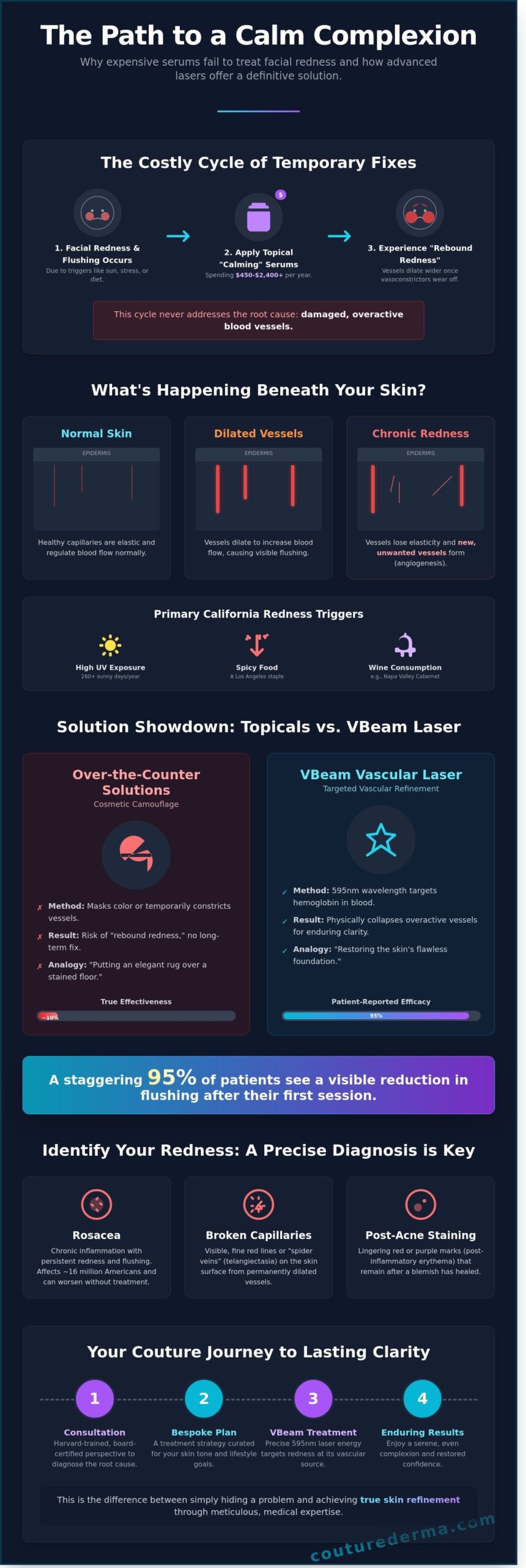 Laser Treatment for Redness on Face in CA: The Couture Guide to Vascular Refinement
