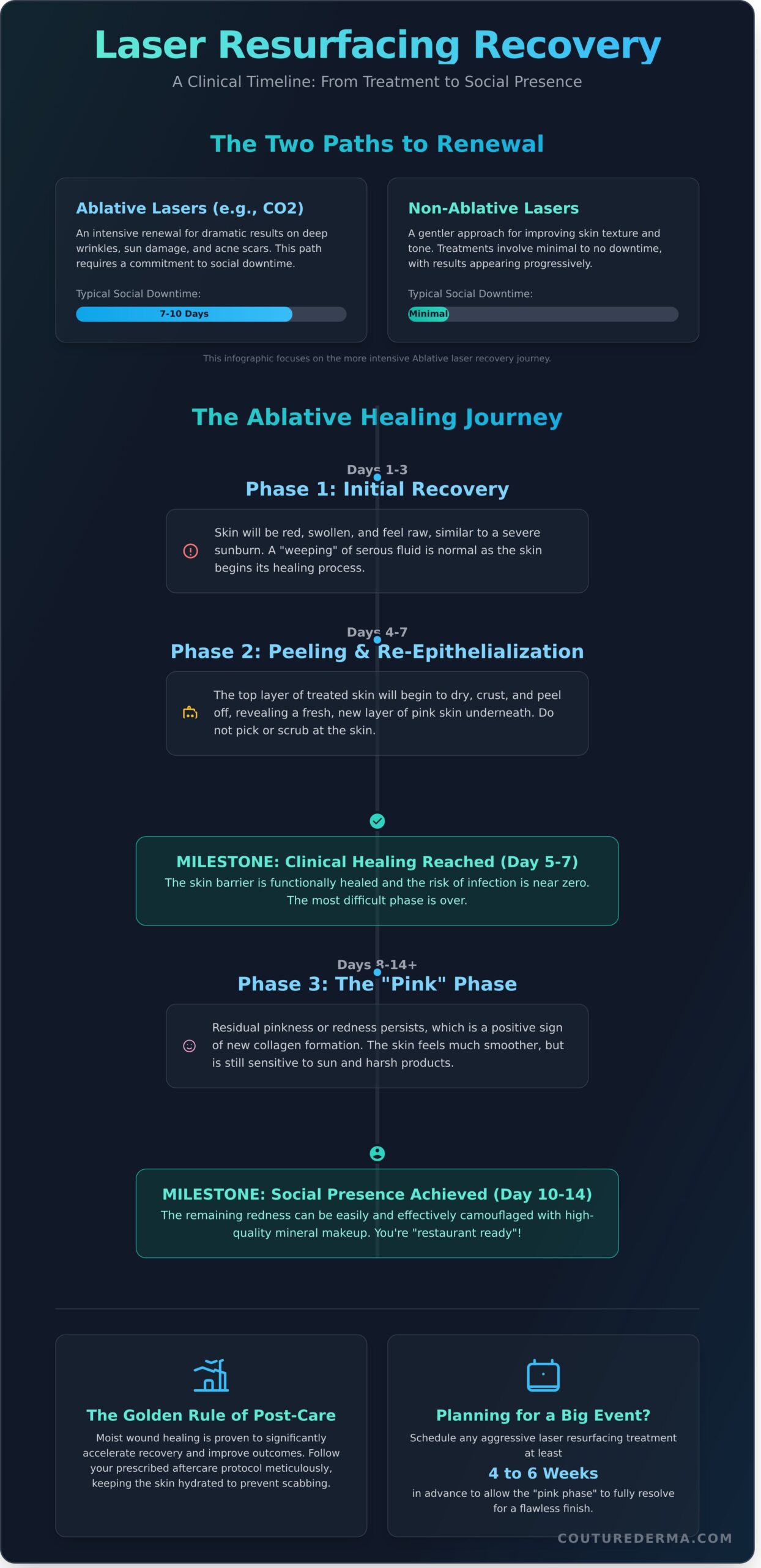 The Couture Guide to Laser Resurfacing Recovery Time: A Clinical Timeline for 2026