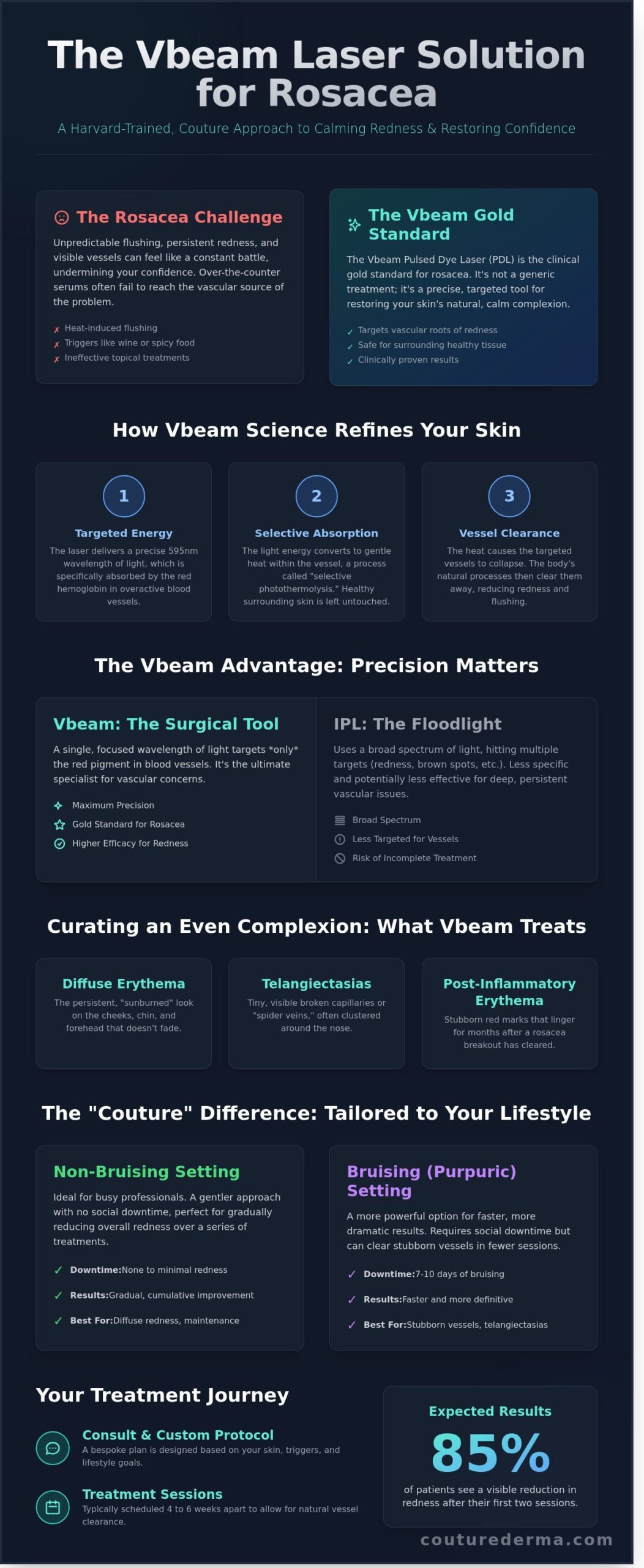 Vbeam Laser for Rosacea in Los Angeles: A Couture Approach to Redness