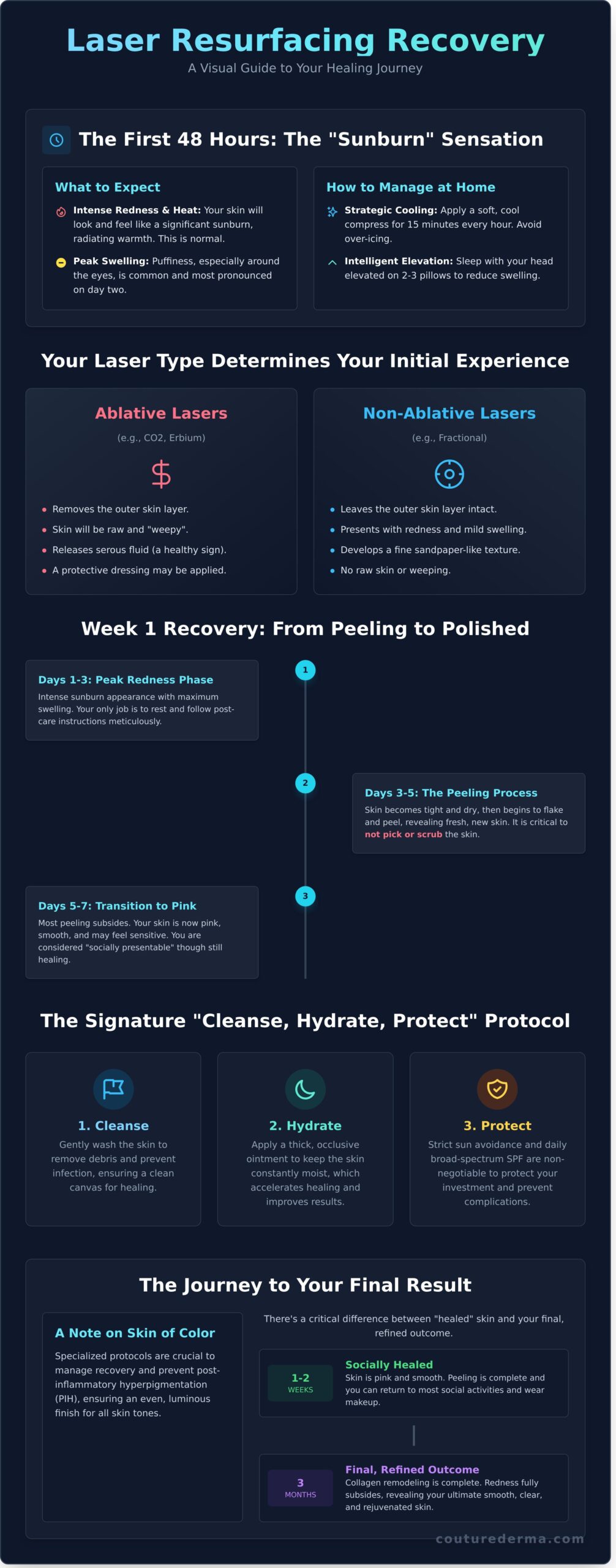 What to Expect After Laser Resurfacing: The Couture Guide to Your Recovery Journey