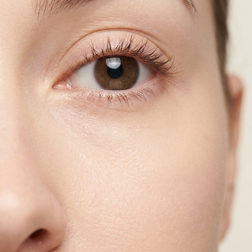 Close-up of brightened, refreshed under-eye area at Couture Dermatology and Laser Beverly Hills