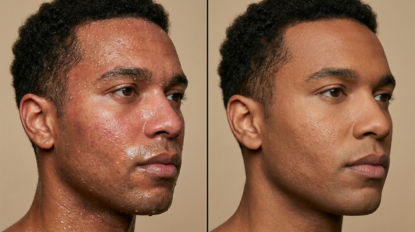 Excessive Sweating before and after at Couture Dermatology and Laser