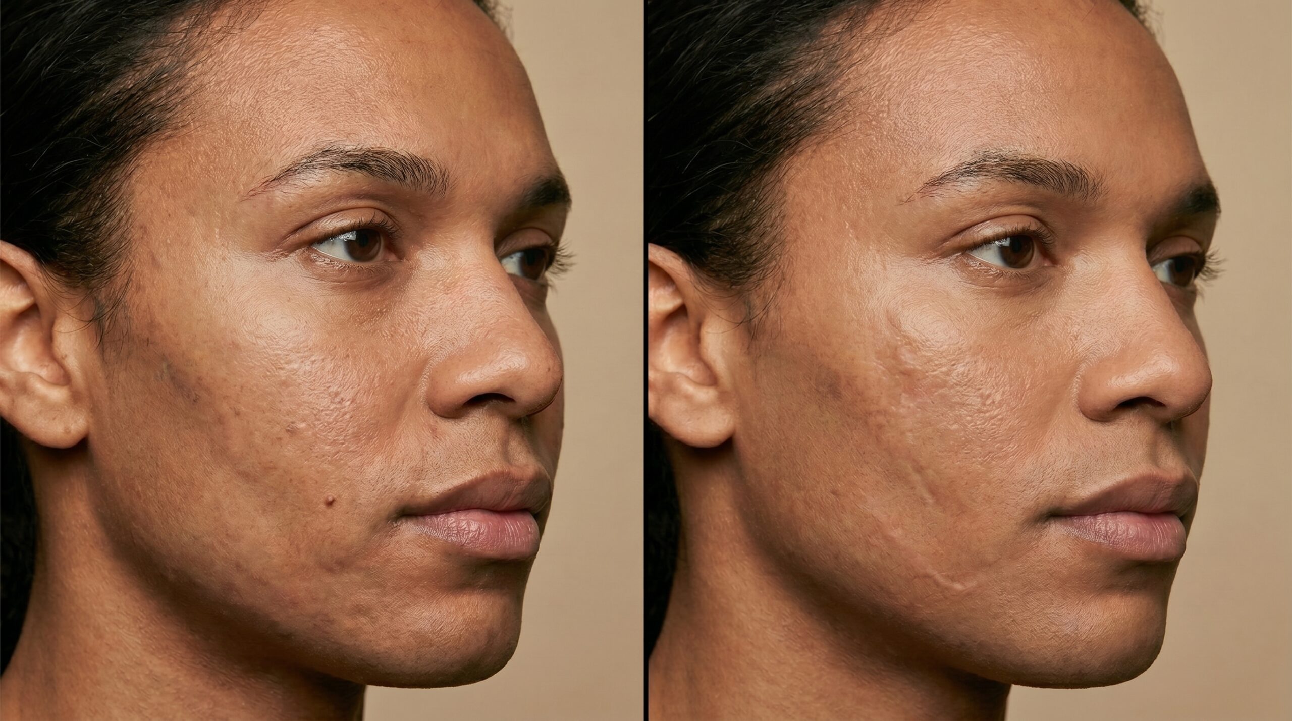 Moles before and after at Couture Dermatology and Laser