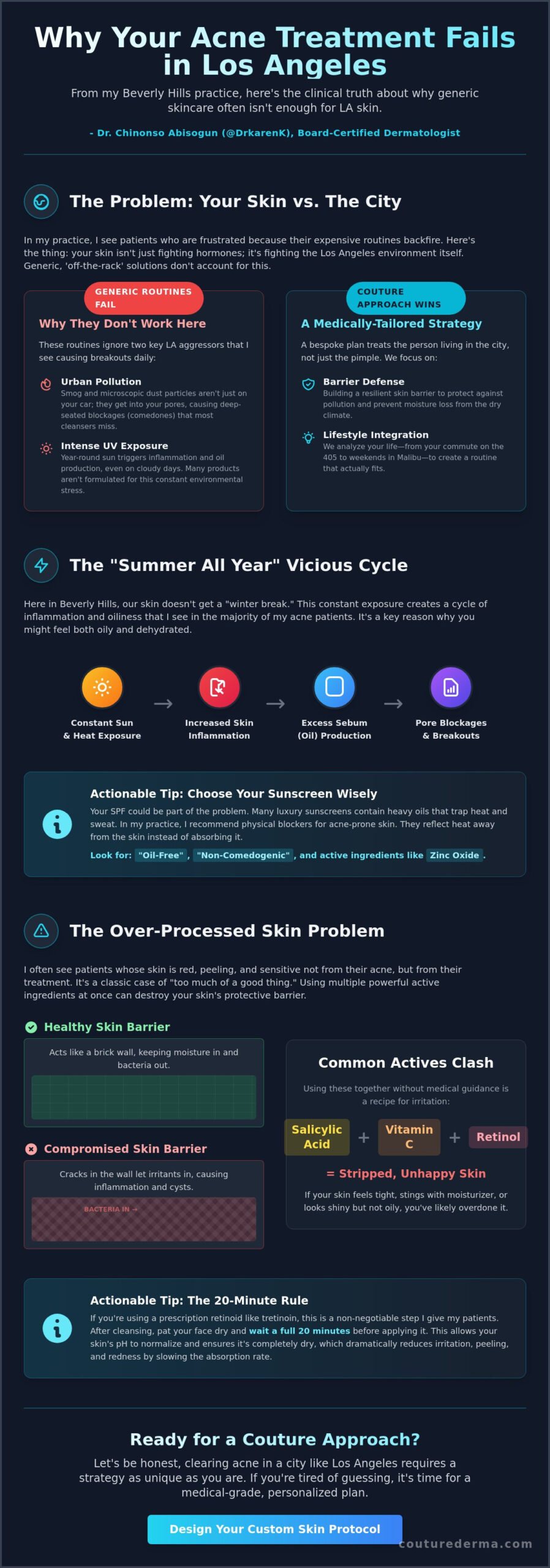 Best Dermatologist for Acne in Los Angeles: Why a Couture Approach Changes Everything
