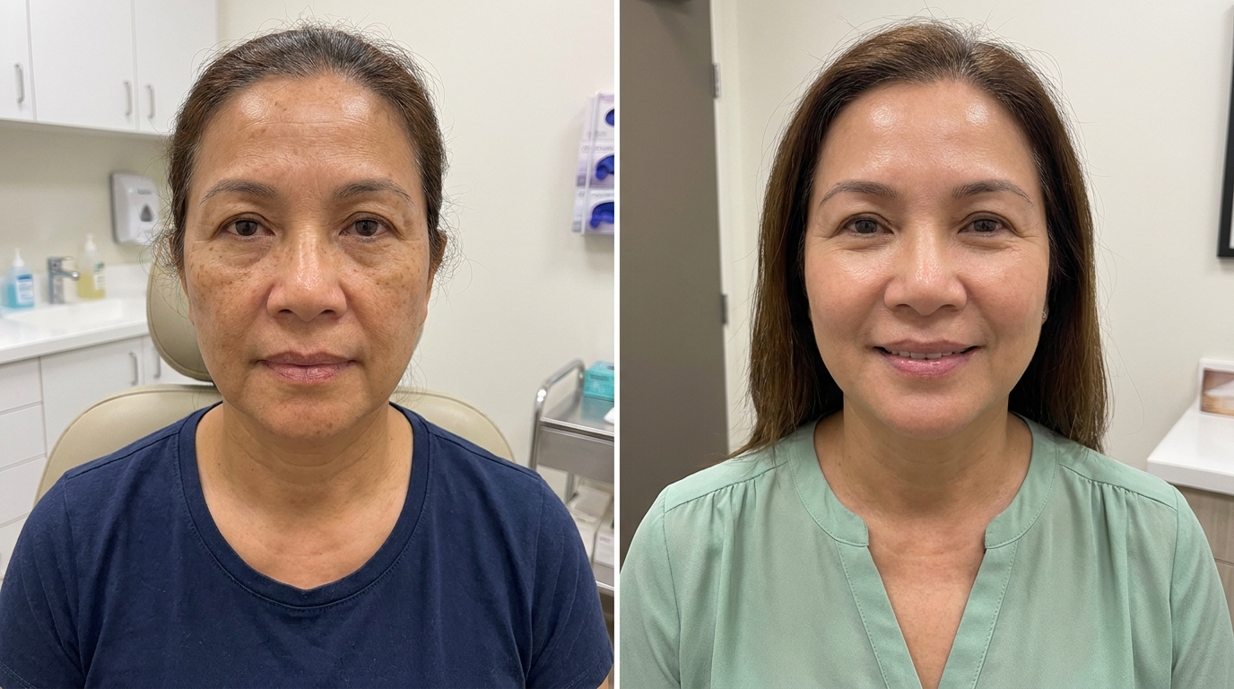 Skin Rejuvenation before and after at Couture Dermatology and Laser