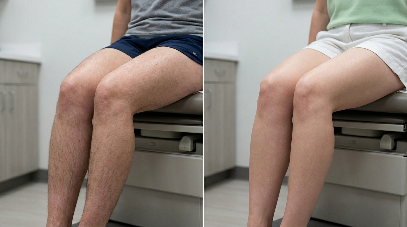 Laser Hair Removal before and after at Couture Dermatology and Laser