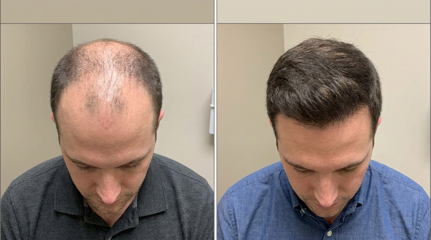 PRP & Exosomes before and after at Couture Dermatology and Laser