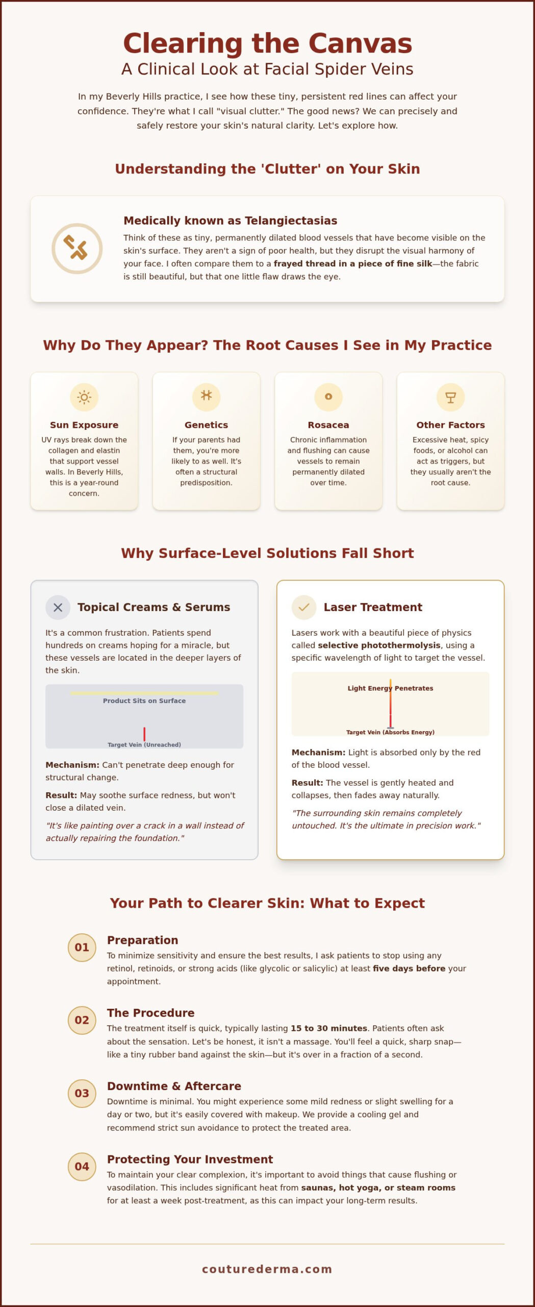 Laser Treatment for Facial Spider Veins: Luminous Skin