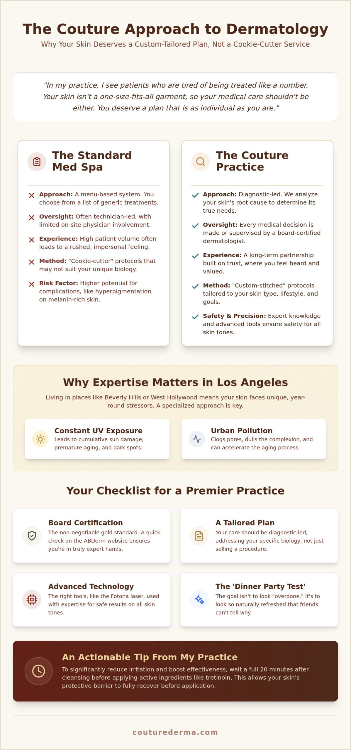 West Hollywood Dermatologist: A Couture Guide to Bespoke Skin Care