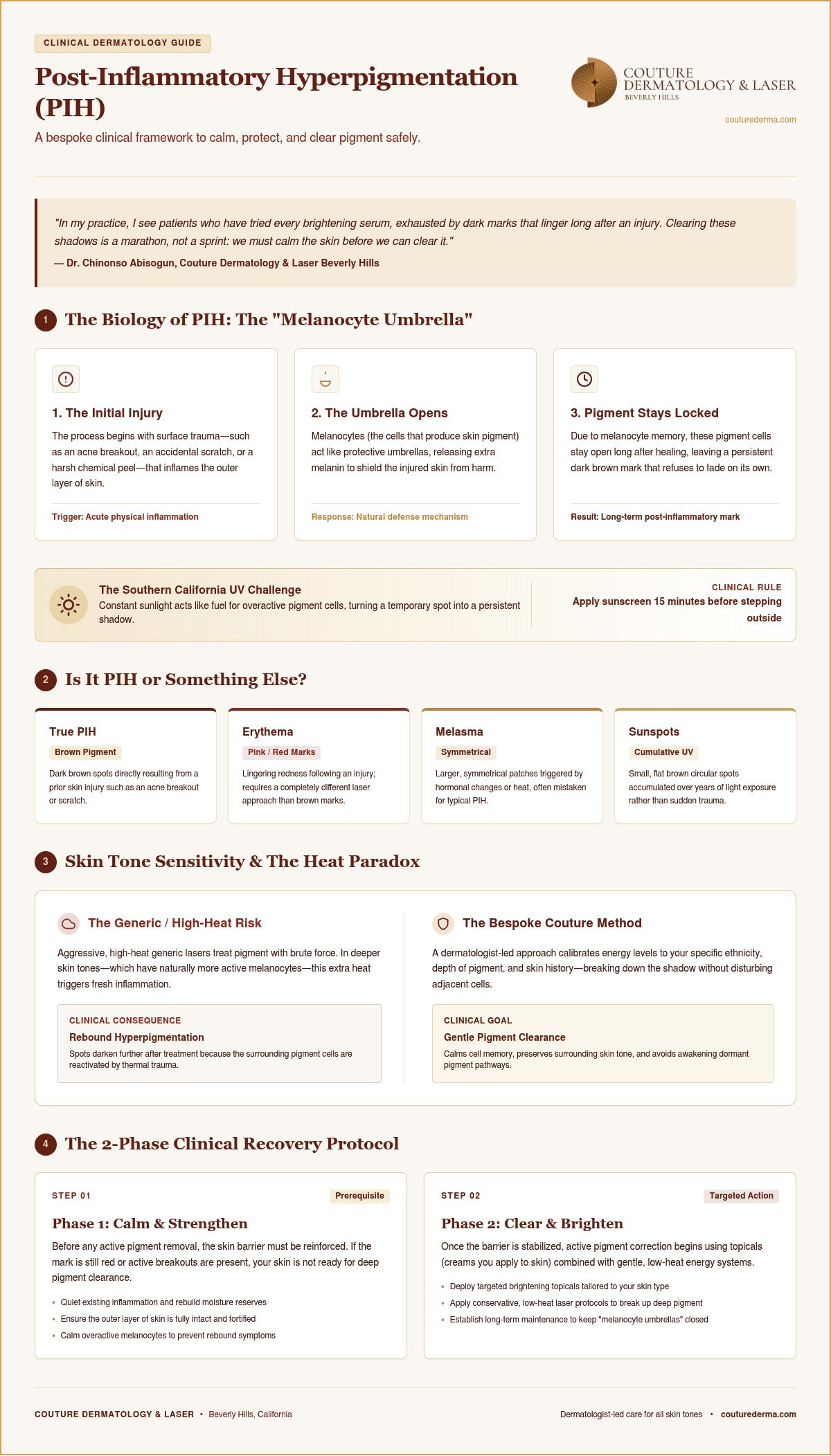 Post-Inflammatory Hyperpigmentation (PIH) Treatment Los Angeles